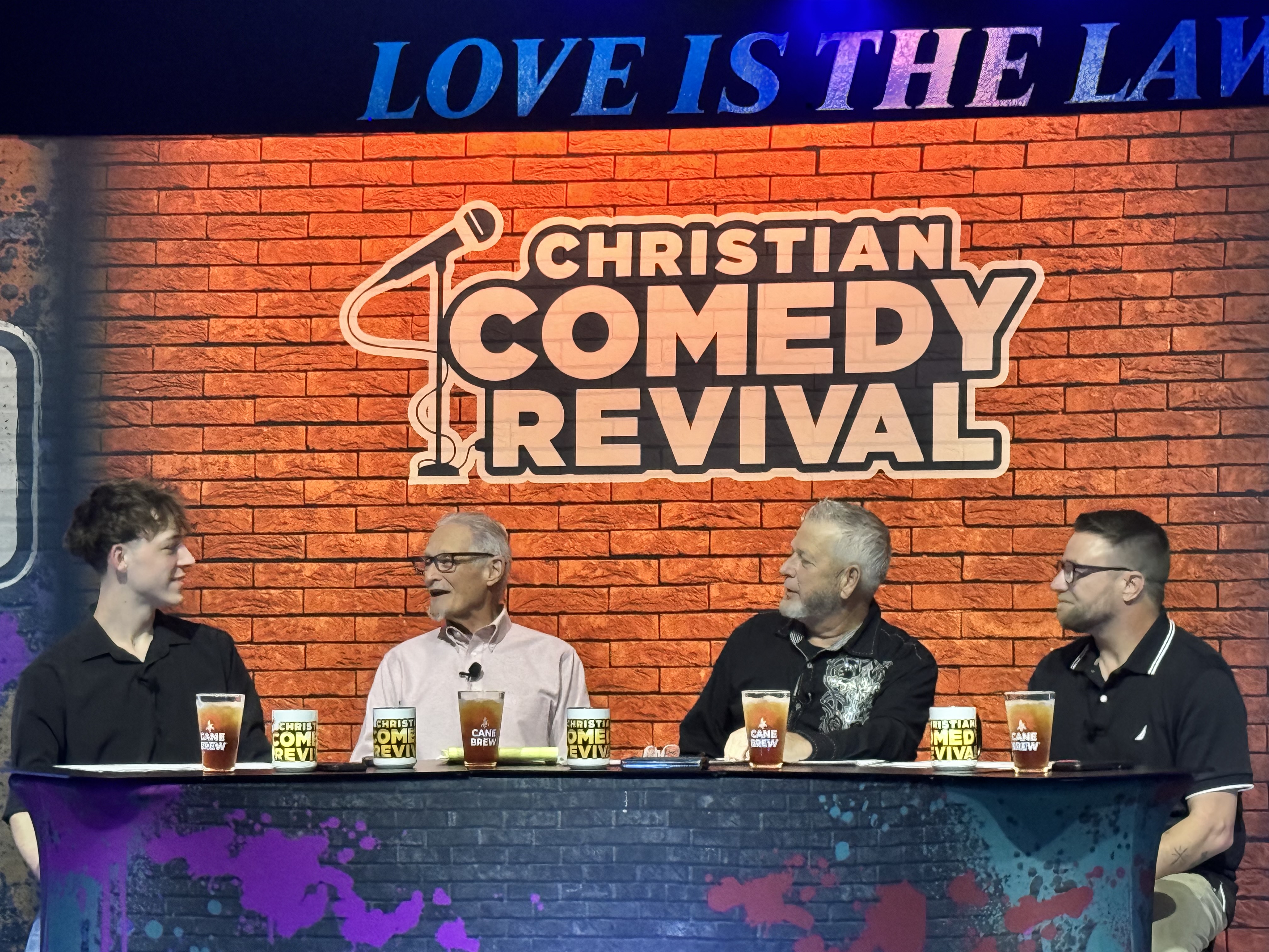 Killer Beaz on the Christian Comedy Revival set